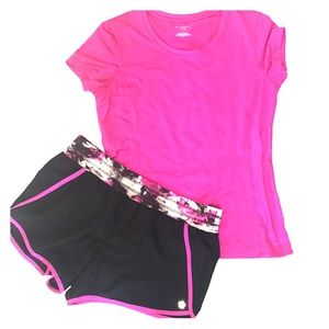 TekGear DryTek shorts and shirt both size large